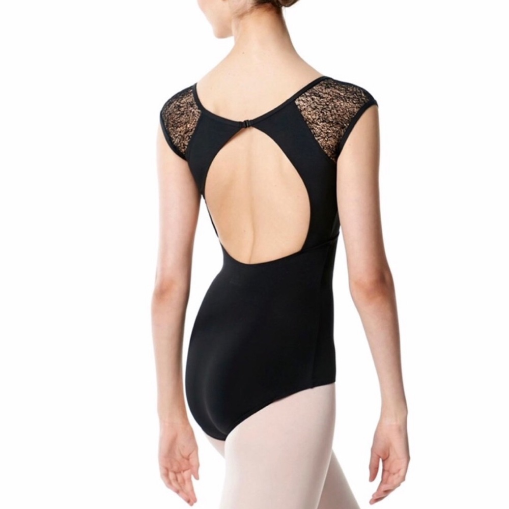 Lulli Cap Sleeve Laced Leotard - Picture 2 of 4